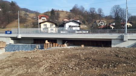 Izgradnja ceste A - most preko Lahomnice 3